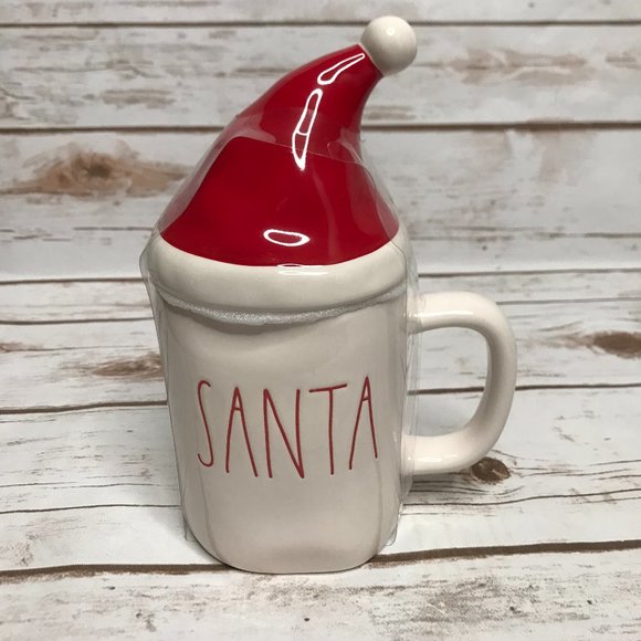 Rae Dunn Other - Rae Dunn SANTA Mug with Topper